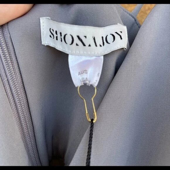 Shona Joy Core Cocktail Dress - Grey size 2 - Picture 8 of 16